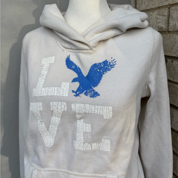 American Eagle Y2K 2000s “LOVE” Hoodie - Picture 2 of 7